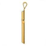 Load image into Gallery viewer, 14k Yellow Gold Polished Tube Cross Pendant