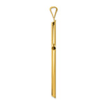 Load image into Gallery viewer, 14k Yellow Gold Polished Tube Cross Pendant