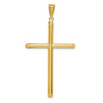 Load image into Gallery viewer, 14k Yellow Gold Polished Tube Cross Pendant