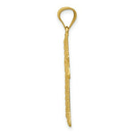 Load image into Gallery viewer, 14k Yellow Gold Diamond-cut Cross Pendant