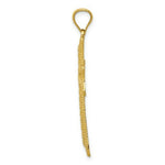 Load image into Gallery viewer, 14k Yellow Gold Diamond-cut Cross Pendant