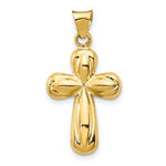 Load image into Gallery viewer, 14K Yellow Gold Polished Stamping Cross Pendant