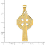 Load image into Gallery viewer, 14k Yellow Gold Polished Celtic Cross Pendant