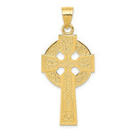 Load image into Gallery viewer, 14k Yellow Gold Polished Celtic Cross Pendant