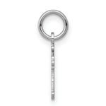 Load image into Gallery viewer, 14k White Gold Mini Polished Cross Charm