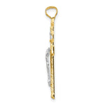 Load image into Gallery viewer, 14k Two-Tone Gold Crucifix Pendant