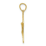 Load image into Gallery viewer, 14K Yellow Gold Diamond-cut Crucifix Pendant