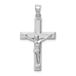 Load image into Gallery viewer, 14k White Gold Polished Crucifix Pendant