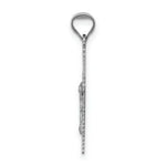 Load image into Gallery viewer, 14k White Gold Crucifix Pendant