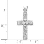 Load image into Gallery viewer, 14k White Gold Crucifix Pendant