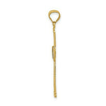 Load image into Gallery viewer, 14K Two-tone Gold with Rhodium Diamond-cut Filigree Cross Pendant