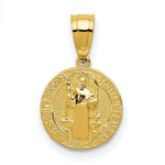 Load image into Gallery viewer, 14K Yellow Gold San Benito 2 Sided Round Small Pendant