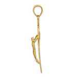 Load image into Gallery viewer, 14k Yellow Gold San Benito 2-Sided Crucifix Pendant