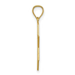 Load image into Gallery viewer, 14K Yellow Gold Diamond-cut Polished Star of David Pendant