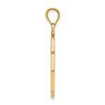 Load image into Gallery viewer, 14k Yellow Gold Polished Filigree Hamsa Pendant