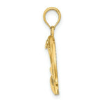 Load image into Gallery viewer, 14K Yellow Gold Cut-Out & Beveled DUCK Head Charm Pendant