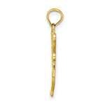Load image into Gallery viewer, 14K Yellow Gold Dragonfly With Beaded Filigree Wings Charm Pendant