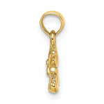 Load image into Gallery viewer, 14K Yellow Gold 3-D Mini TEDDY BEAR Charm Pendant