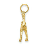 Load image into Gallery viewer, 14K Yellow Gold 3-D Horse Charm Pendant