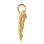Load image into Gallery viewer, 14K Yellow Gold 2-D Eagle With Wings Spread Charm Pendant