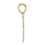 Load image into Gallery viewer, 14K Yellow Gold Cut-Out Butterfly Charm Pendant