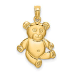 Load image into Gallery viewer, 14K Yellow Gold 3-D TEDDY BEAR Charm Pendant