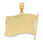 Load image into Gallery viewer, 14K Yellow Gold With Enamel American Flag Charm Pendant