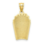 Load image into Gallery viewer, 14K Yellow Gold FRENCH FRIES Charm Pendant With ENAMEL