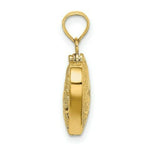 Load image into Gallery viewer, 14K Yellow Gold 3-D Reversible Heart Opens Charm Pendant