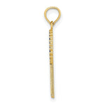 Load image into Gallery viewer, 14K Yellow Gold Enamel BIRTHDAY BOY Blue RIBBON Charm Pendant