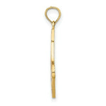Load image into Gallery viewer, 14K Yellow Gold 2-D & Enamel HO HO HO Christmas Stocking Charm Pendant