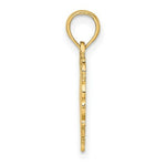 Load image into Gallery viewer, 14K Yellow Gold Love In Heart Charm Pendant