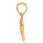 Load image into Gallery viewer, 14K Yellow Gold Open Mini Heart Charm Pendant