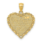 Load image into Gallery viewer, 14K Yellow Gold Love IS...HEART Charm Pendant