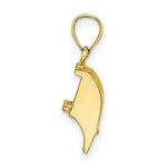 Load image into Gallery viewer, 14K Yellow Gold 3-D Cranberry Scoop for Cranberries
