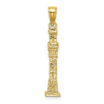 Load image into Gallery viewer, 14K Yellow Gold 3-D Pilgrim Memeorial Monument Charm Pendant
