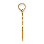 Load image into Gallery viewer, 14K Yellow Gold Engraved & Flat Noah's Ark Charm Pendant