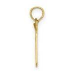 Load image into Gallery viewer, 14K Yellow Gold Polished Drum and Sticks Charm Pendant