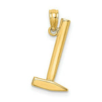 Load image into Gallery viewer, 14K Yellow Gold 3-D Hammer Charm Pendant