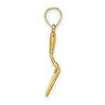 Load image into Gallery viewer, 14K Yellow Gold 3-D Tool Trowel Spatula Charm Pendant