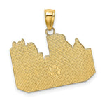 Load image into Gallery viewer, 14K Yellow Gold PITTSBURGH SKYLINE Charm Pendant