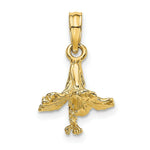 Load image into Gallery viewer, 14K Yellow Gold 3-D Hibiscus Flower Charm Pendant
