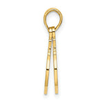 Load image into Gallery viewer, 14K Yellow Gold Moveable HANDCUFFS Charm Pendant