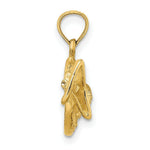 Load image into Gallery viewer, 14K Yellow Gold 3-D Sunhat With Sunglasses Charm Pendant
