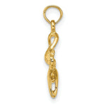 Load image into Gallery viewer, 14K Yellow Gold BIKINI BATHING SUIT Charm Pendant