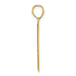 Load image into Gallery viewer, 14K Yellow Gold Polished and Antiqued Sudoku Game Board Charm Pendant