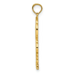 Load image into Gallery viewer, 14K Yellow Gold 2-D Textured Double Palm Trees Charm Pendant