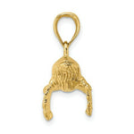 Load image into Gallery viewer, 14K Yellow Gold 3-D Textured Underside Humpback Whale Charm Pendant