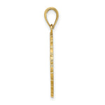 Load image into Gallery viewer, 14K Yellow Gold JAMAICA & PALM TREE On Disk Charm Pendant