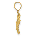 Load image into Gallery viewer, 14K Yellow Gold 2-D Stingray Charm Pendant